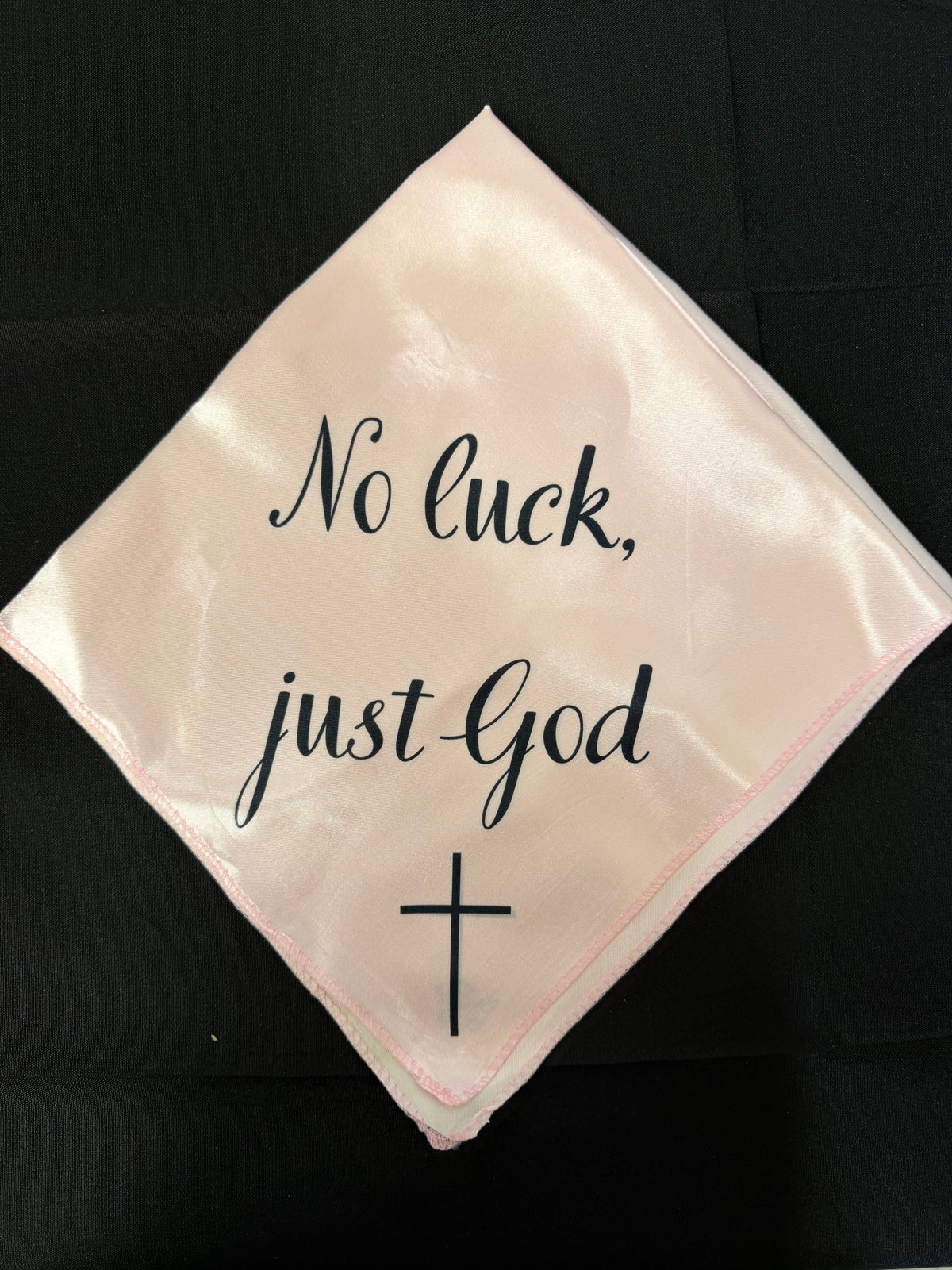 just God on pink breakaway flag