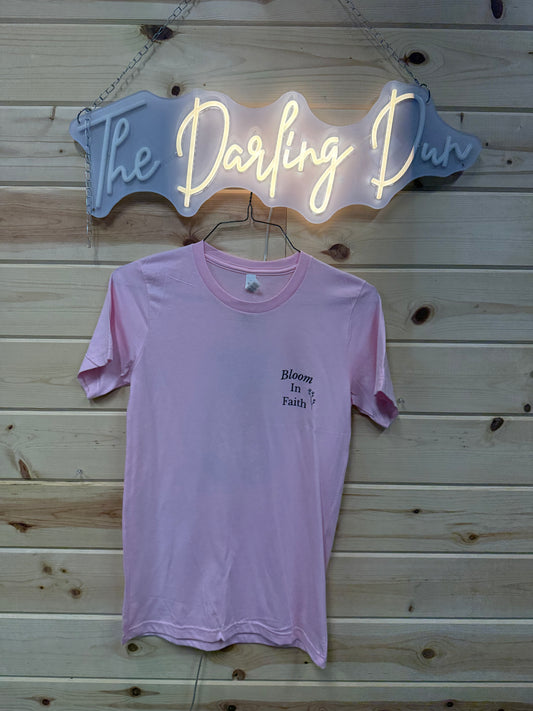 Bloom in faith tee