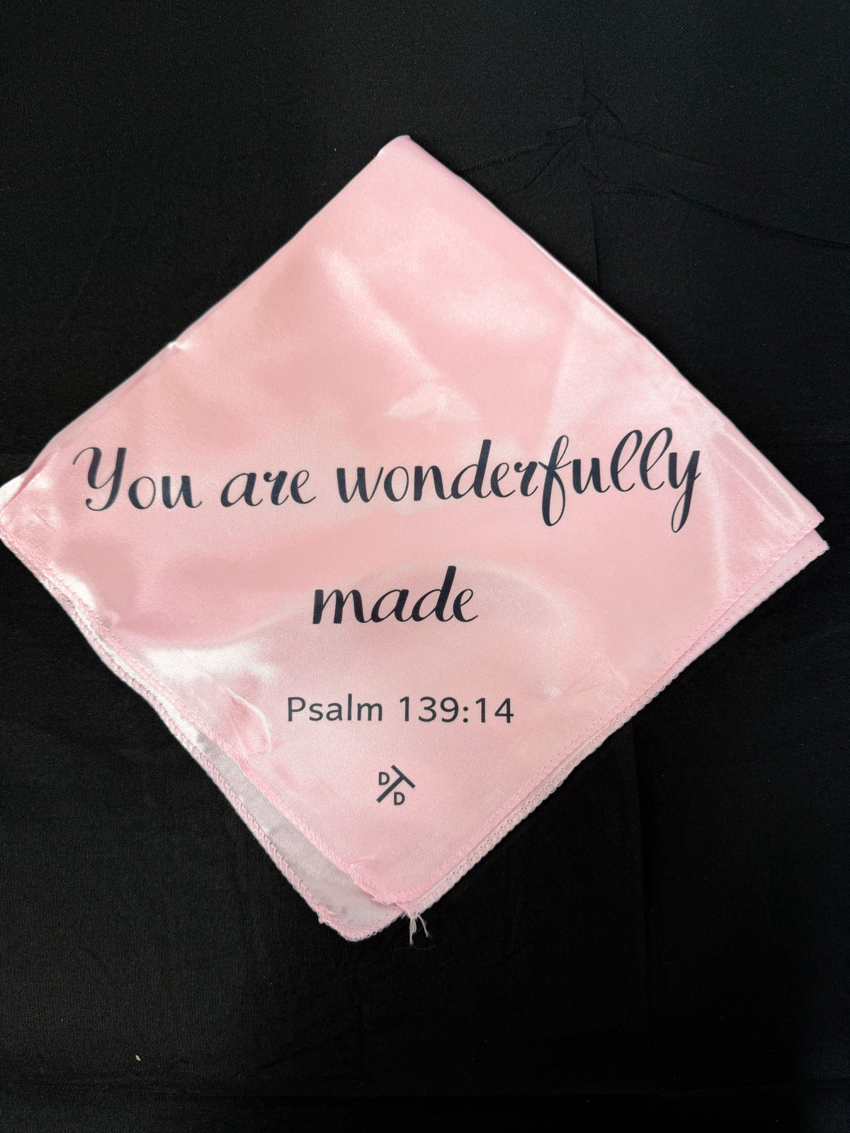 Psalm 139:14 on rose breakaway flag
