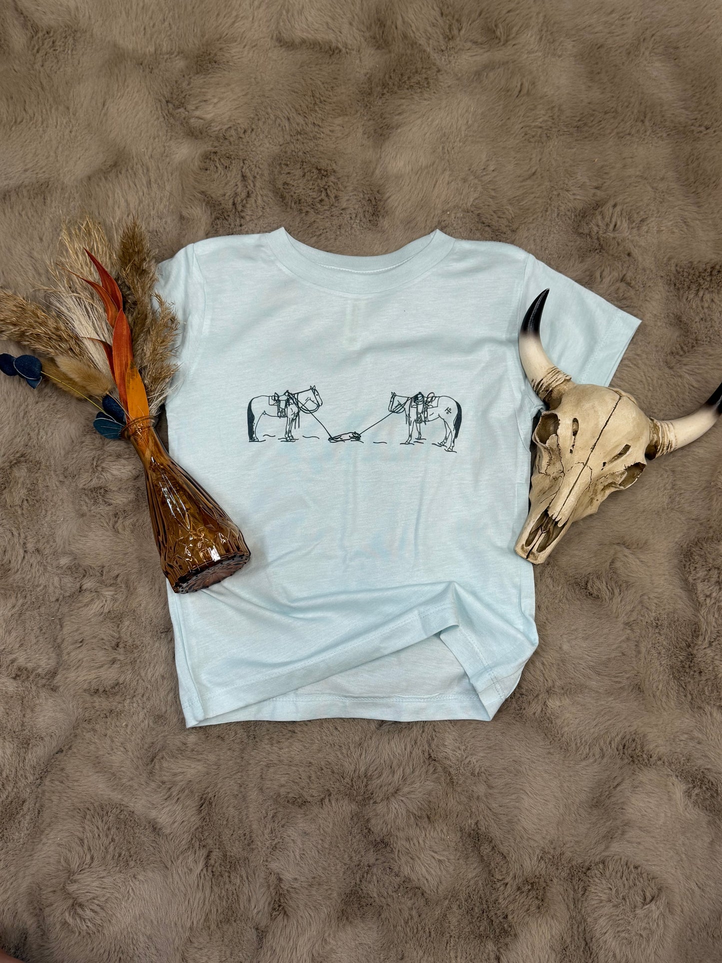 Pasture roping toddler tee