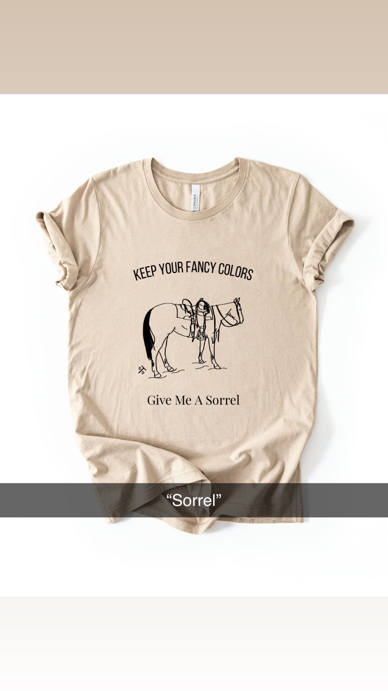 Desert Pink Crop (add design when checking out)