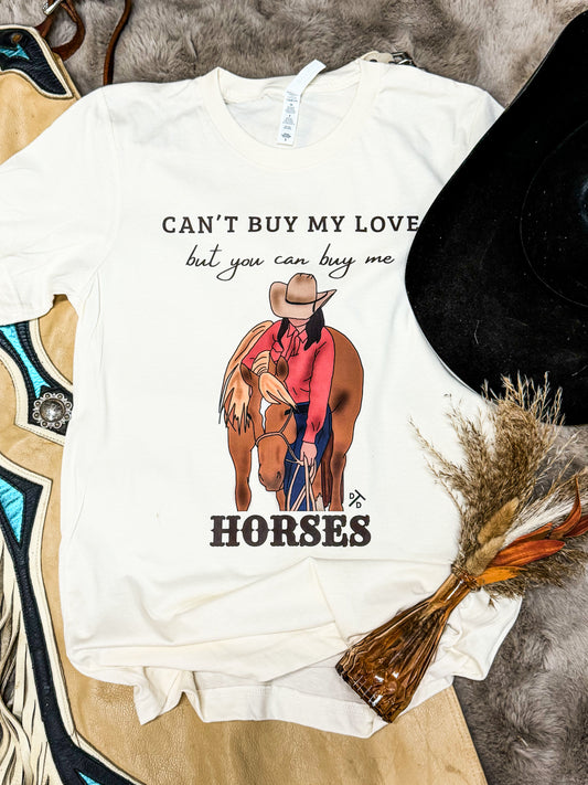 Buy Me Horses Tee